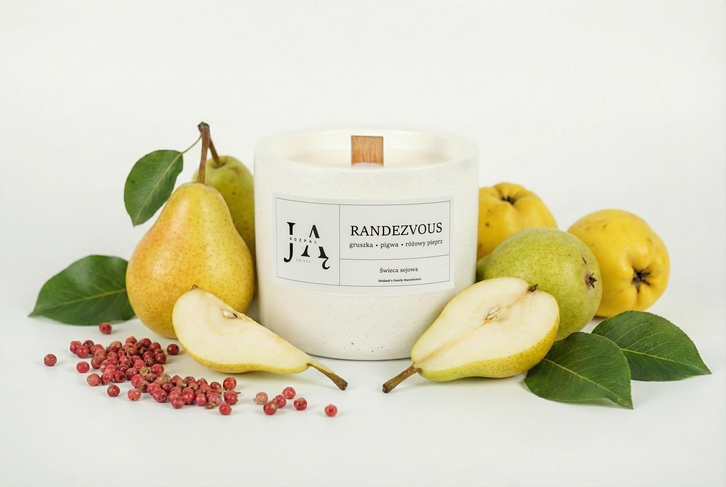 RANDEZVOUS | świeca sojowa o owocowo-pikantnym aromacie