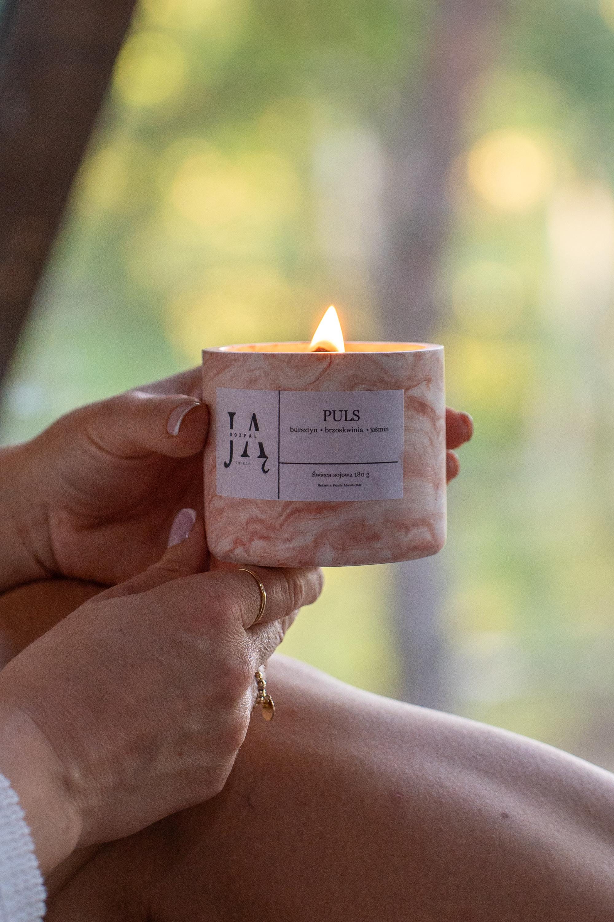 PULS | zmysłowa świeca sojowa pełna energii