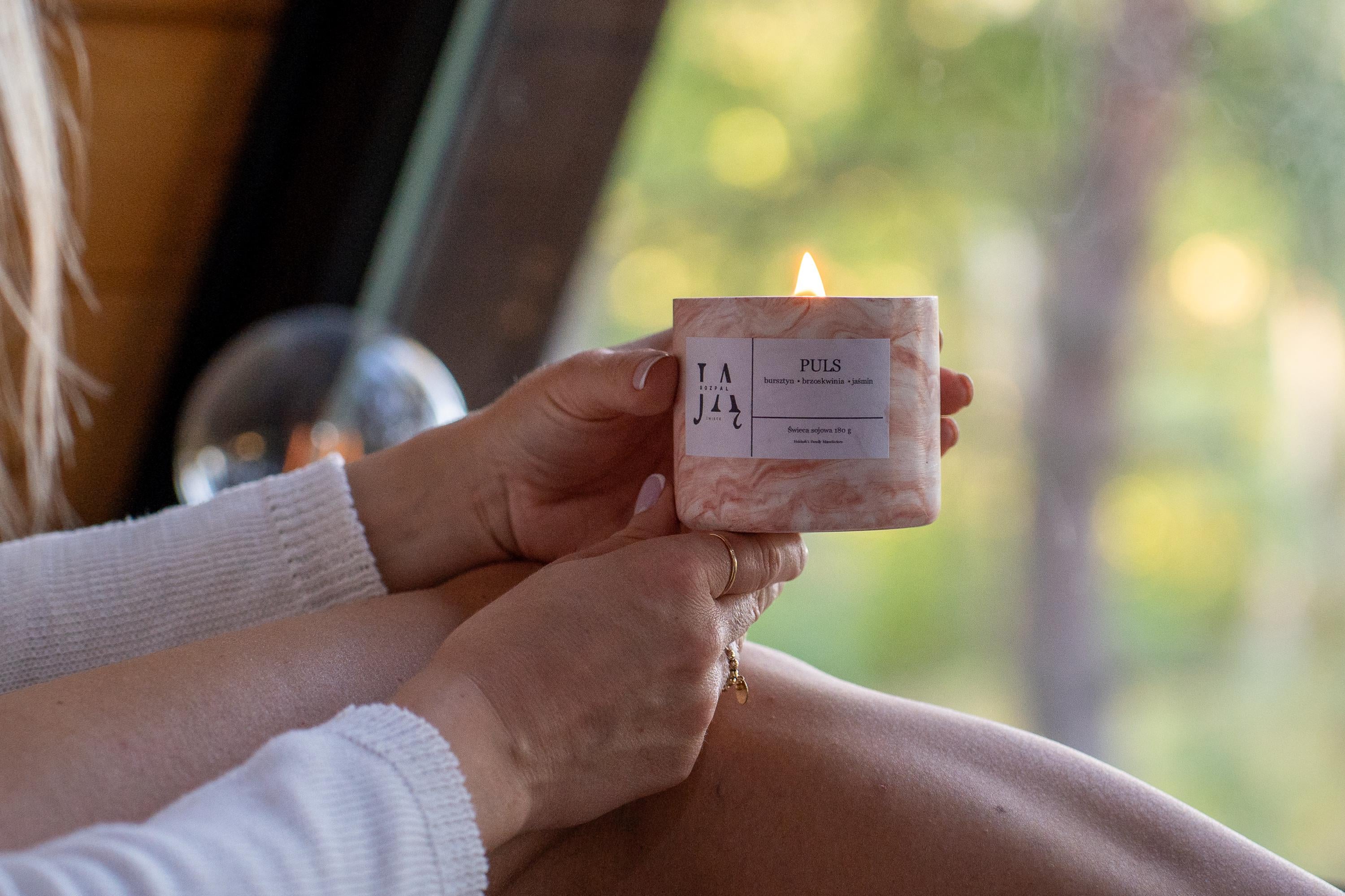 PULS | zmysłowa świeca sojowa pełna energii