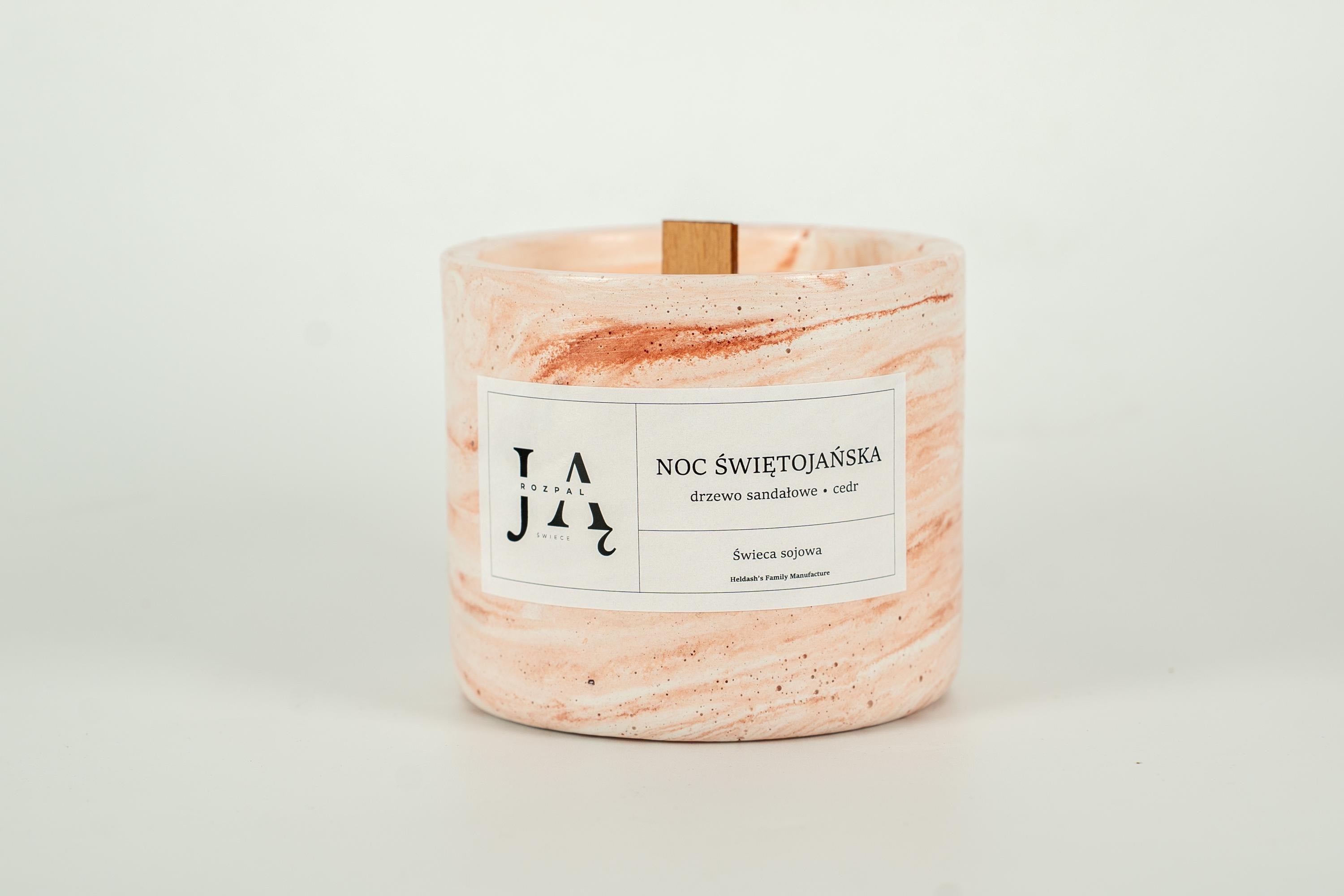 NOC ŚWIĘTOJAŃSKA | głęboka, drzewna świeca sojowa
