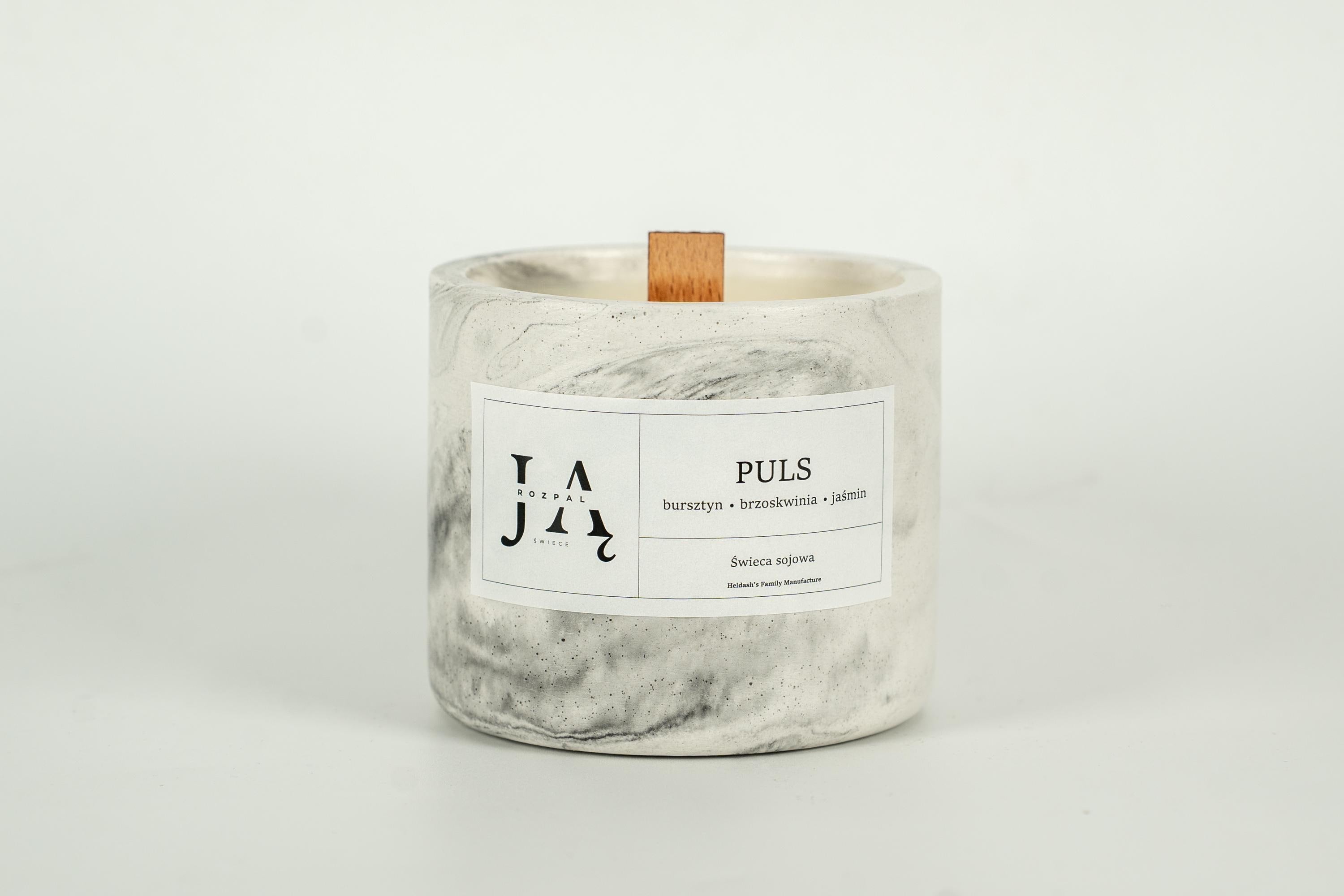 PULS | zmysłowa świeca sojowa pełna energii