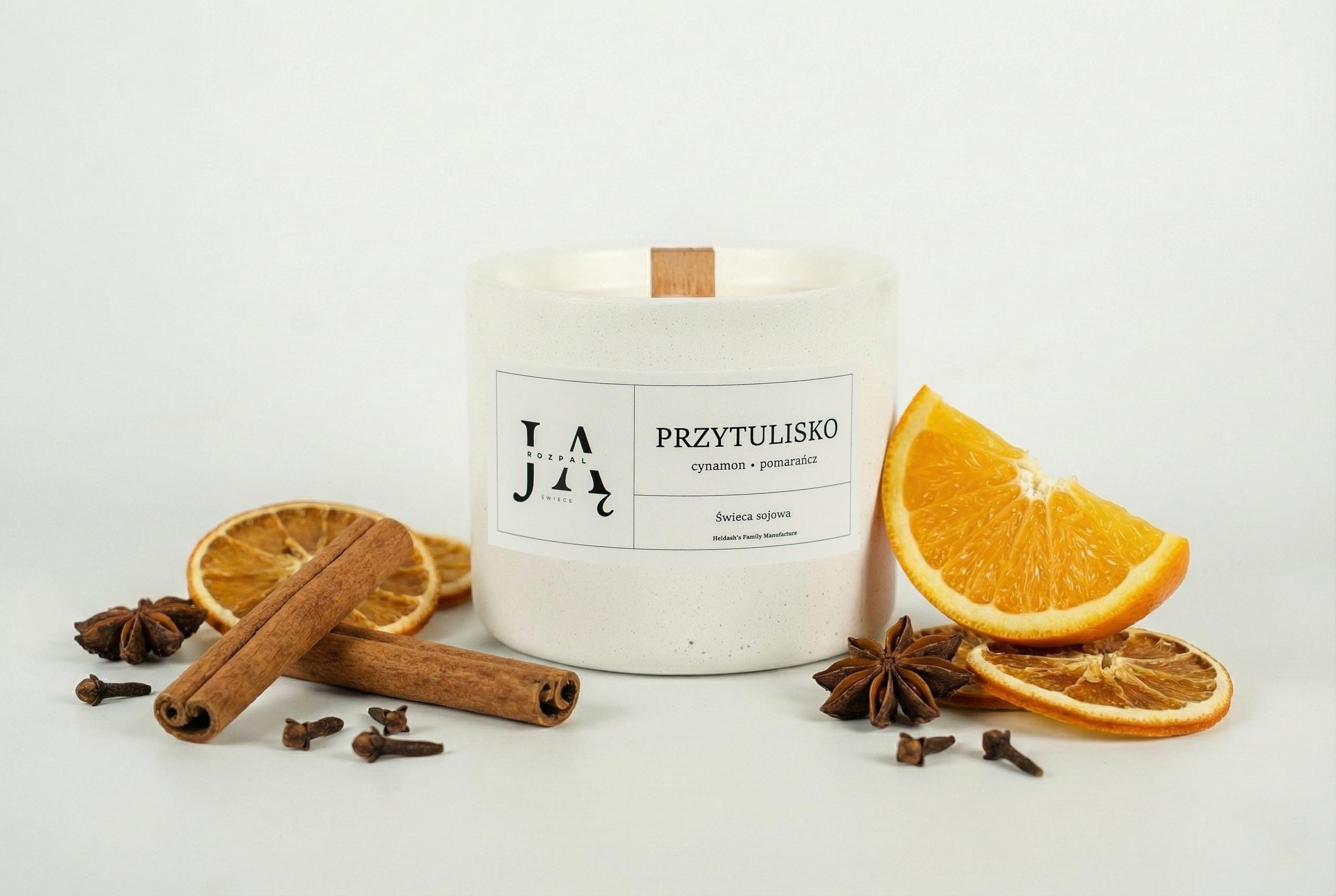 Przytulisko | naturalna świeca sojowa handmade