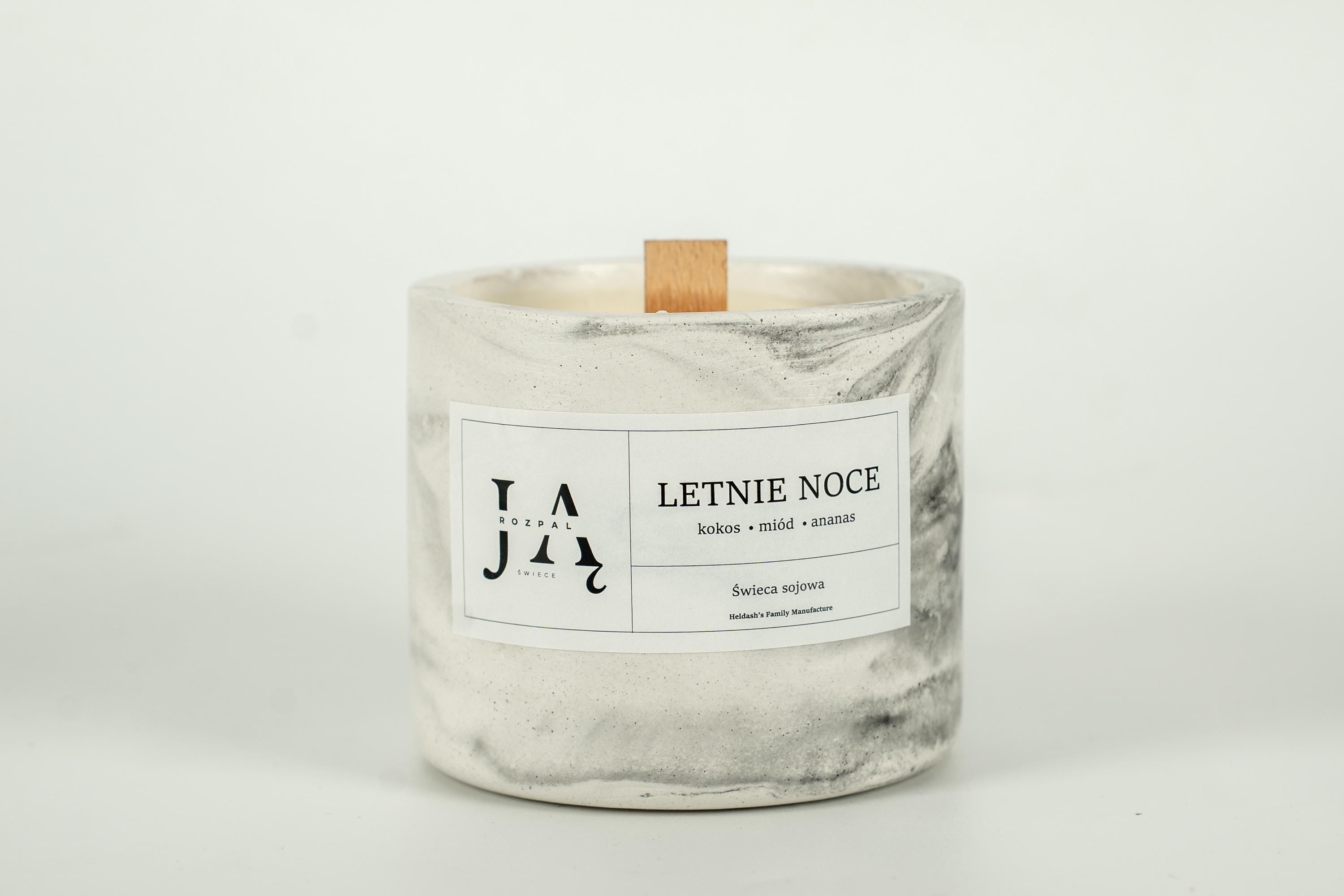 LETNIE NOCE | słodka, egzotyczna świeca sojowa
