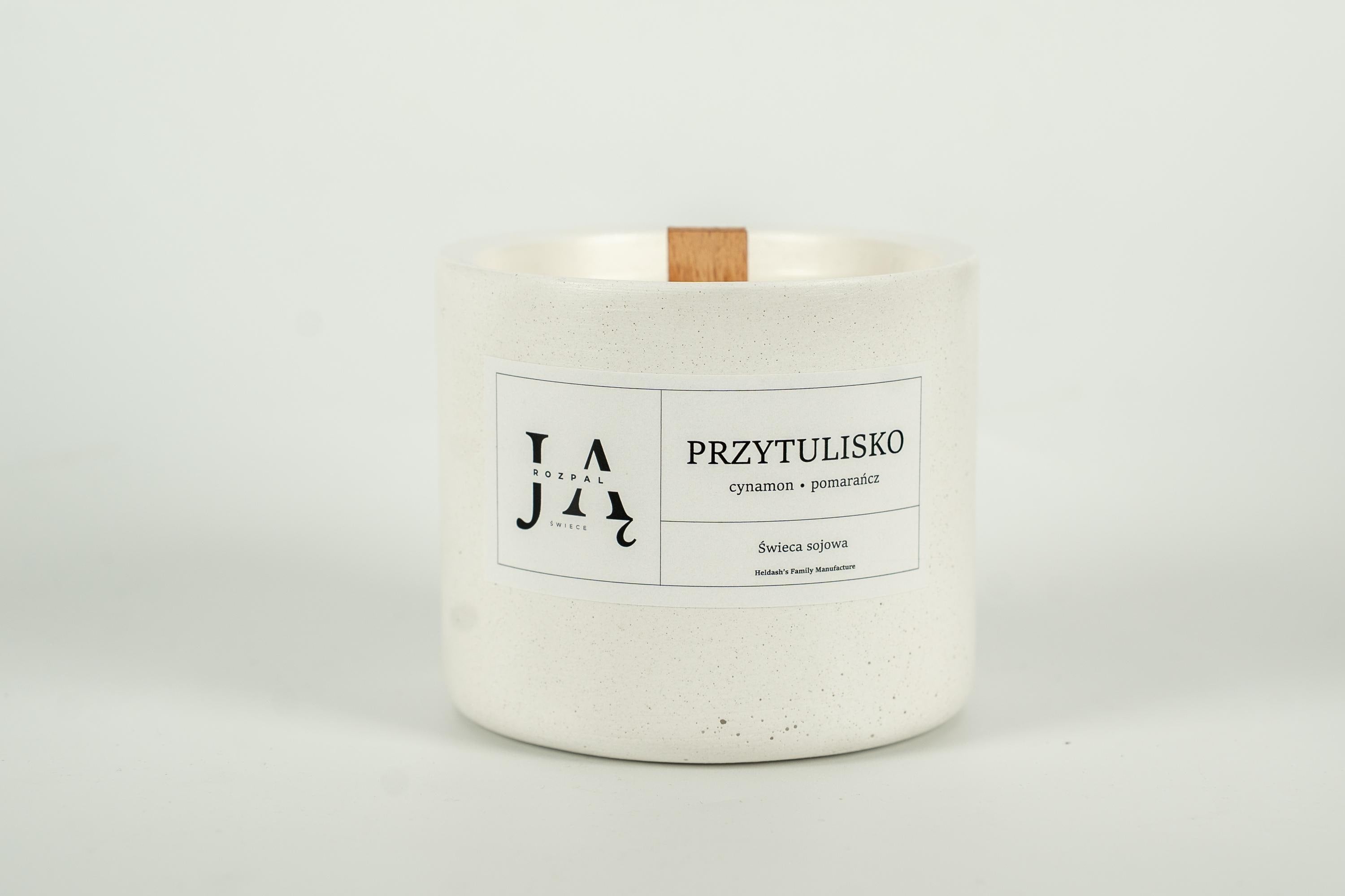 Przytulisko | naturalna świeca sojowa handmade