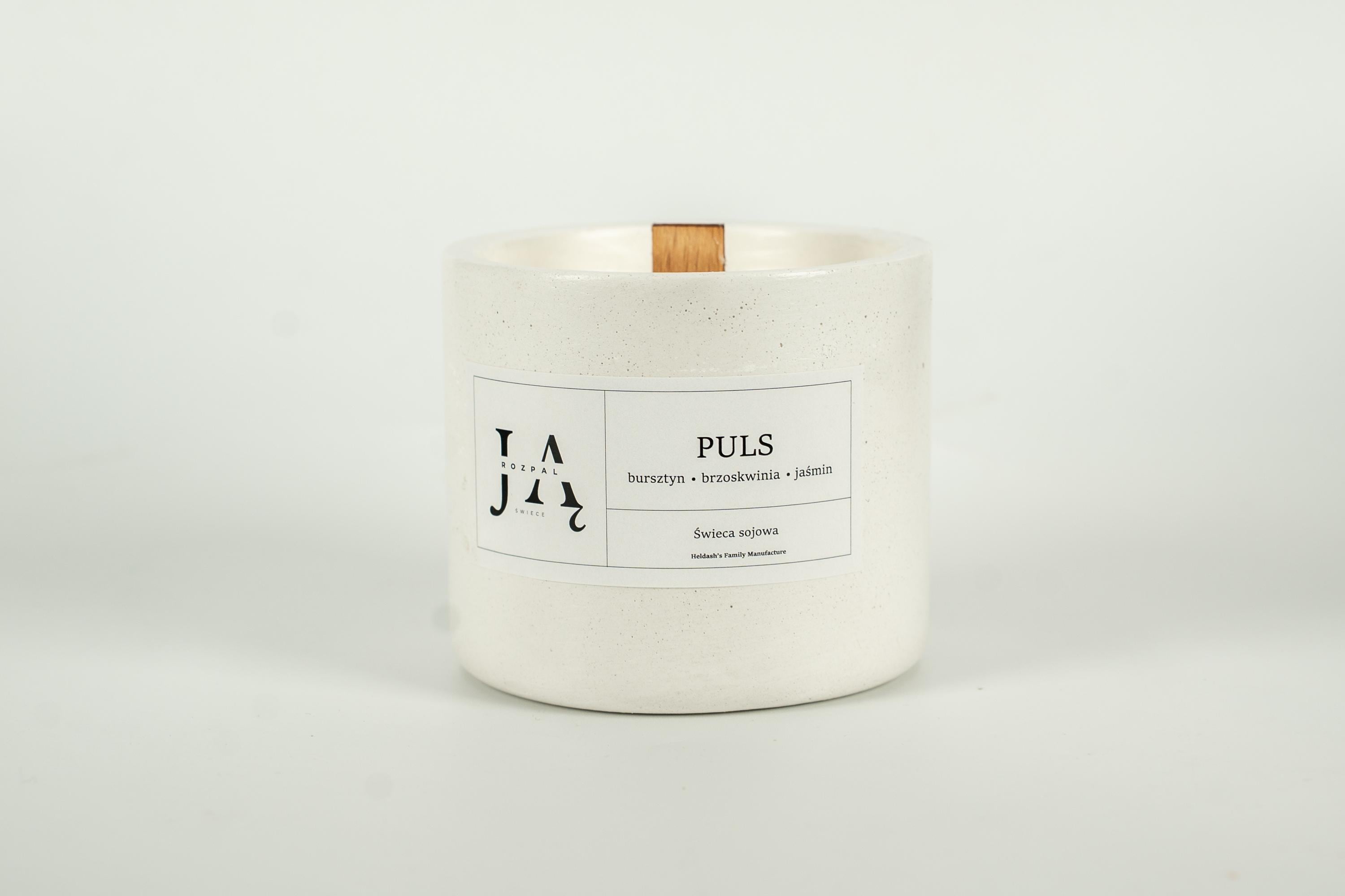 PULS | zmysłowa świeca sojowa pełna energii