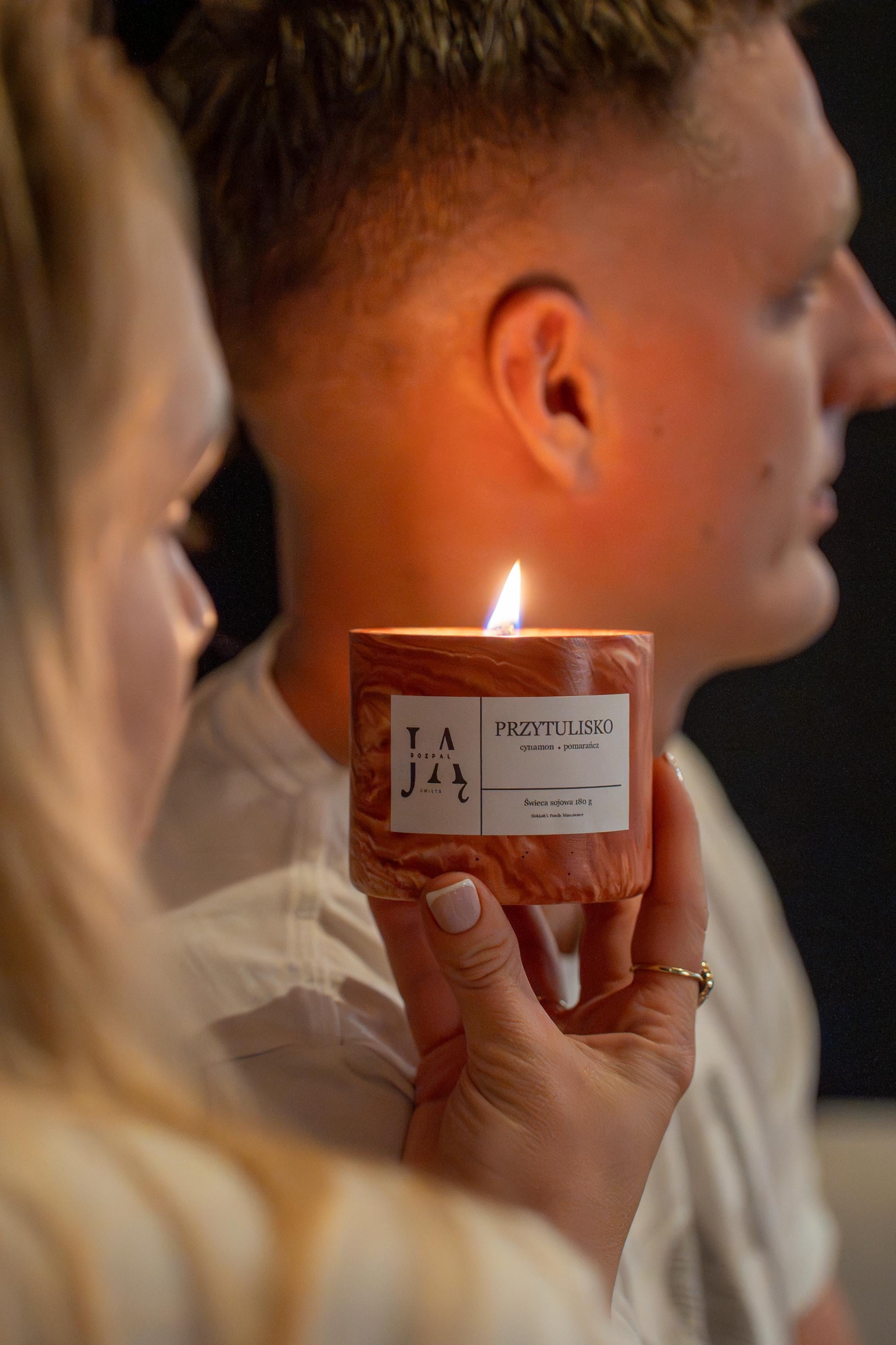 Przytulisko | naturalna świeca sojowa handmade