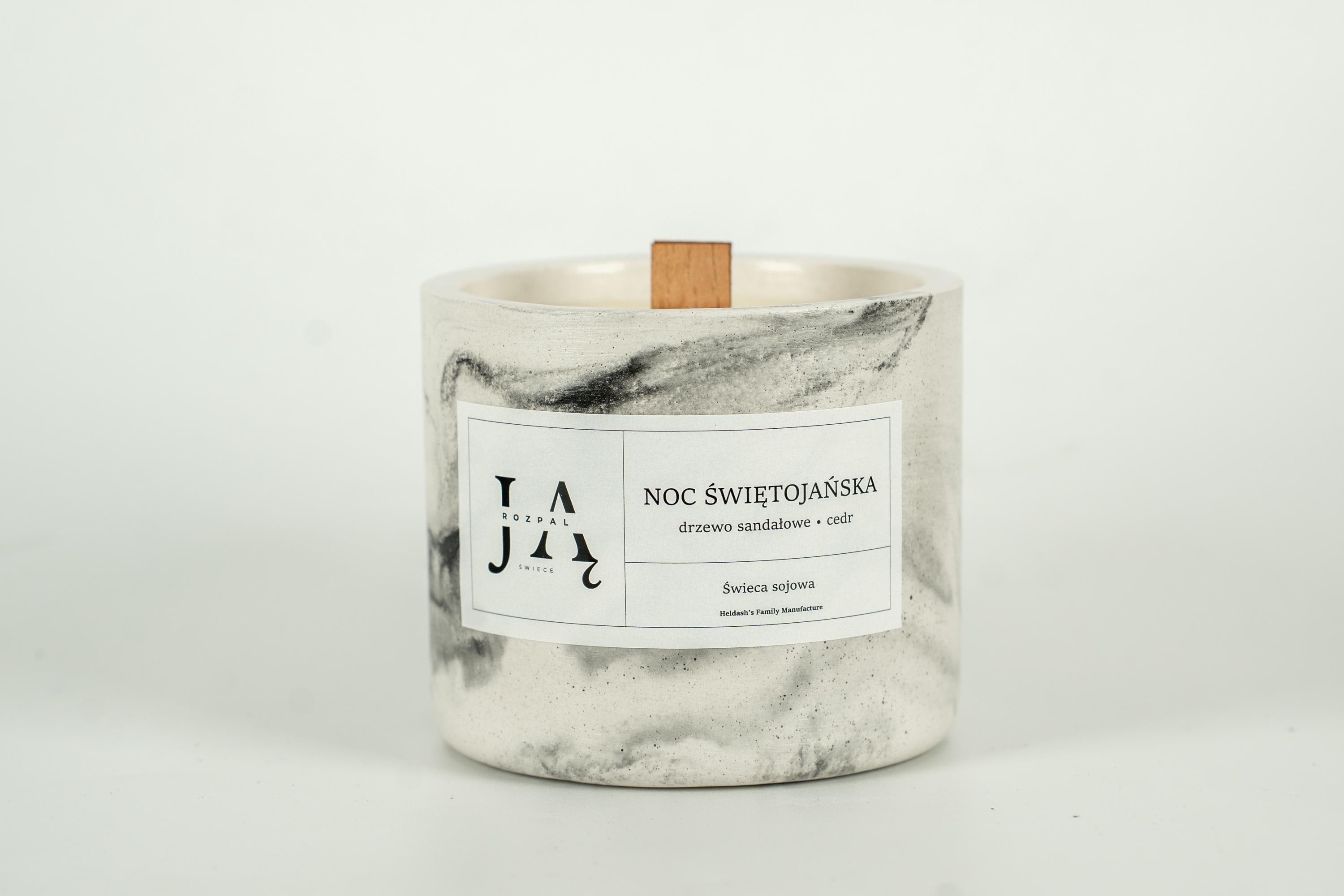 NOC ŚWIĘTOJAŃSKA | głęboka, drzewna świeca sojowa