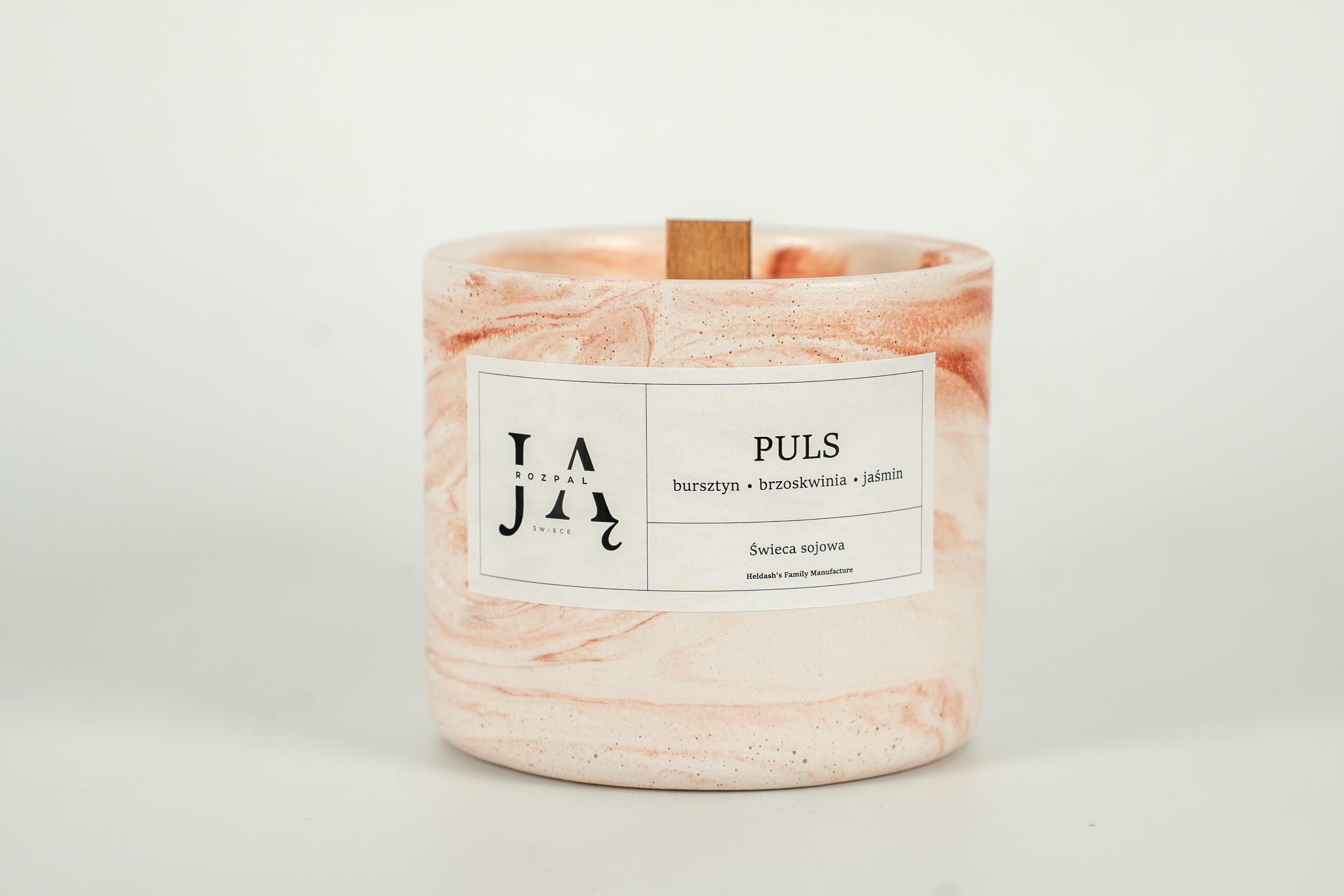 PULS | zmysłowa świeca sojowa pełna energii