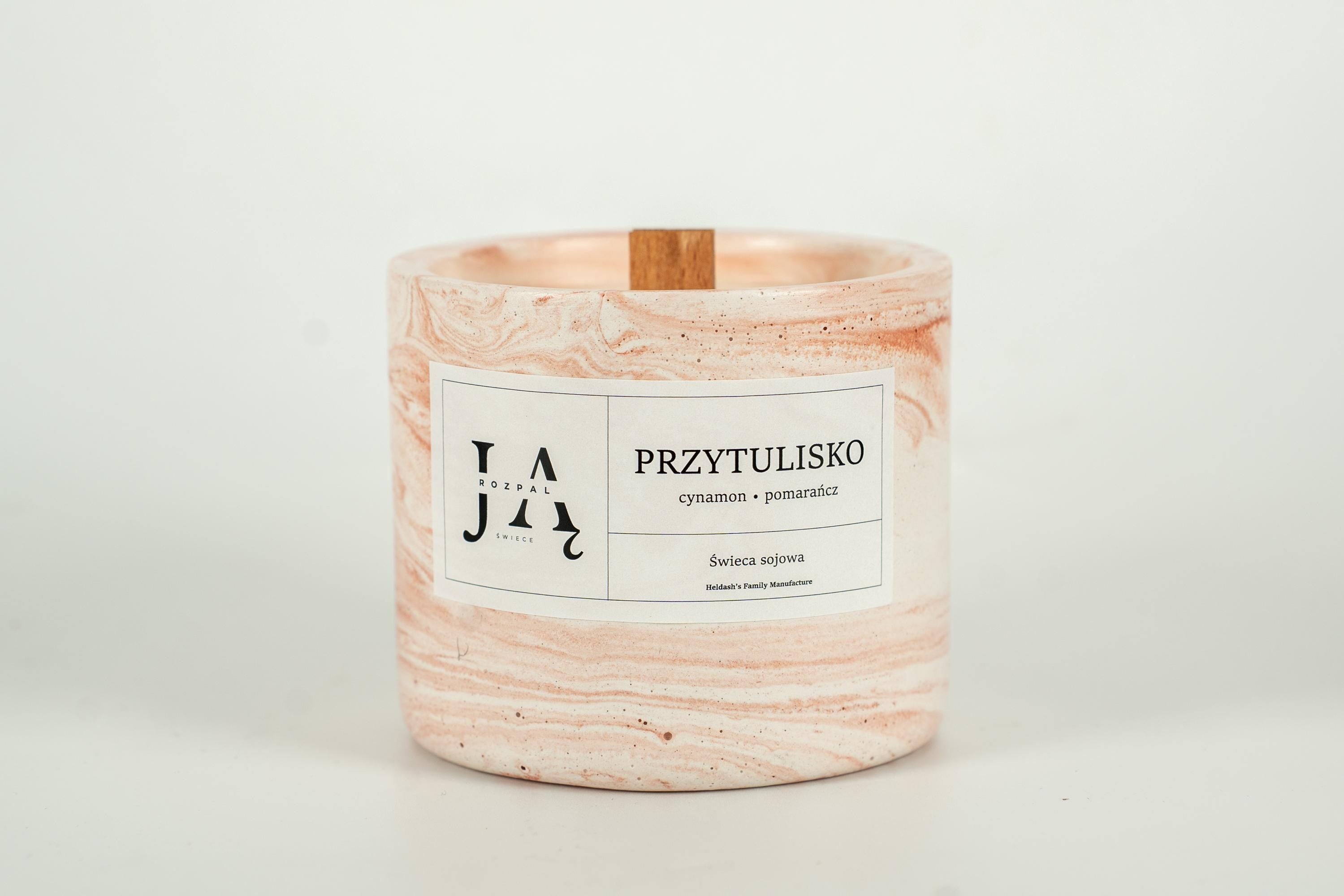 Przytulisko | naturalna świeca sojowa handmade
