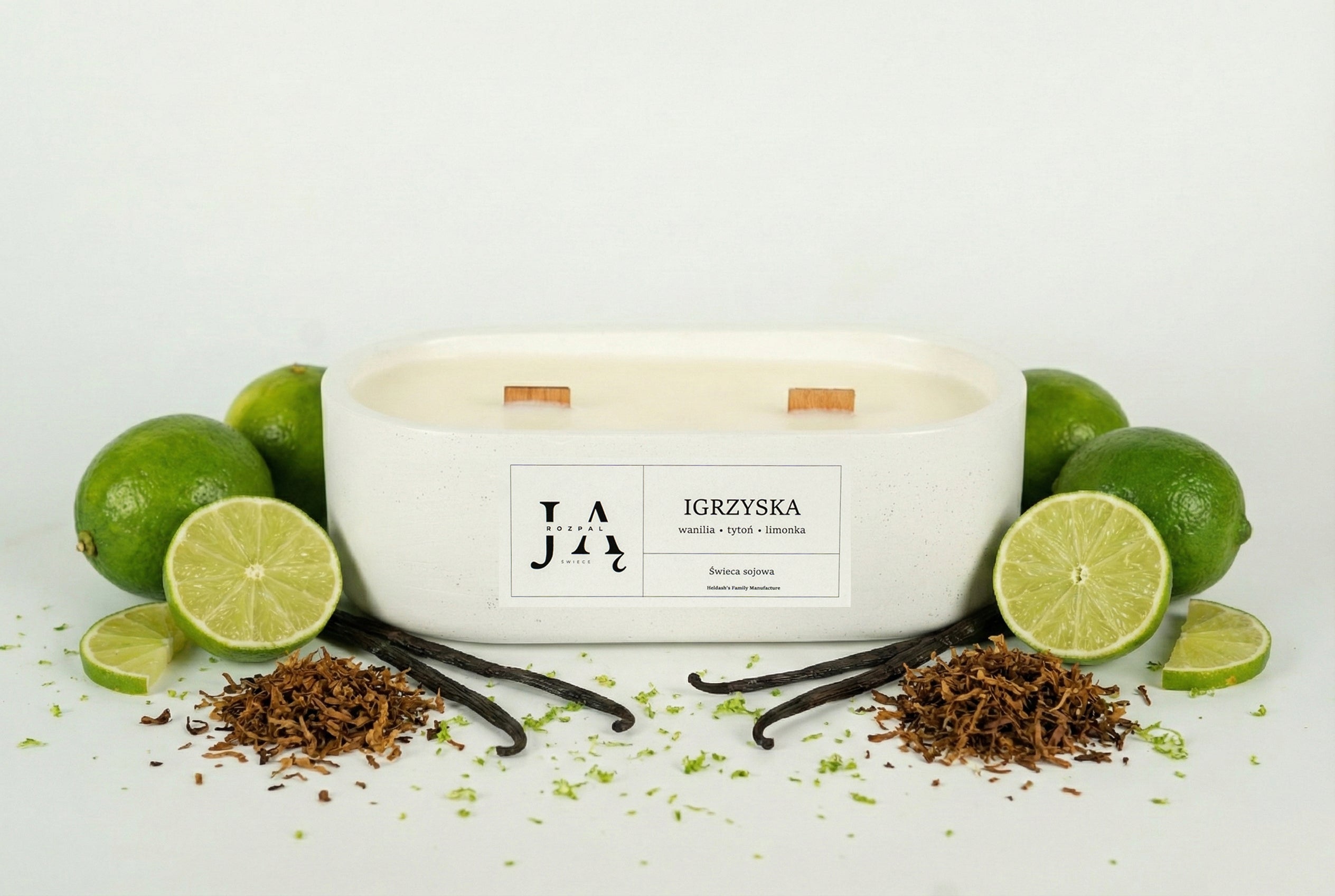 Świeca sojowa "IGRZYSKA" świeca z kontrastowym charakterem