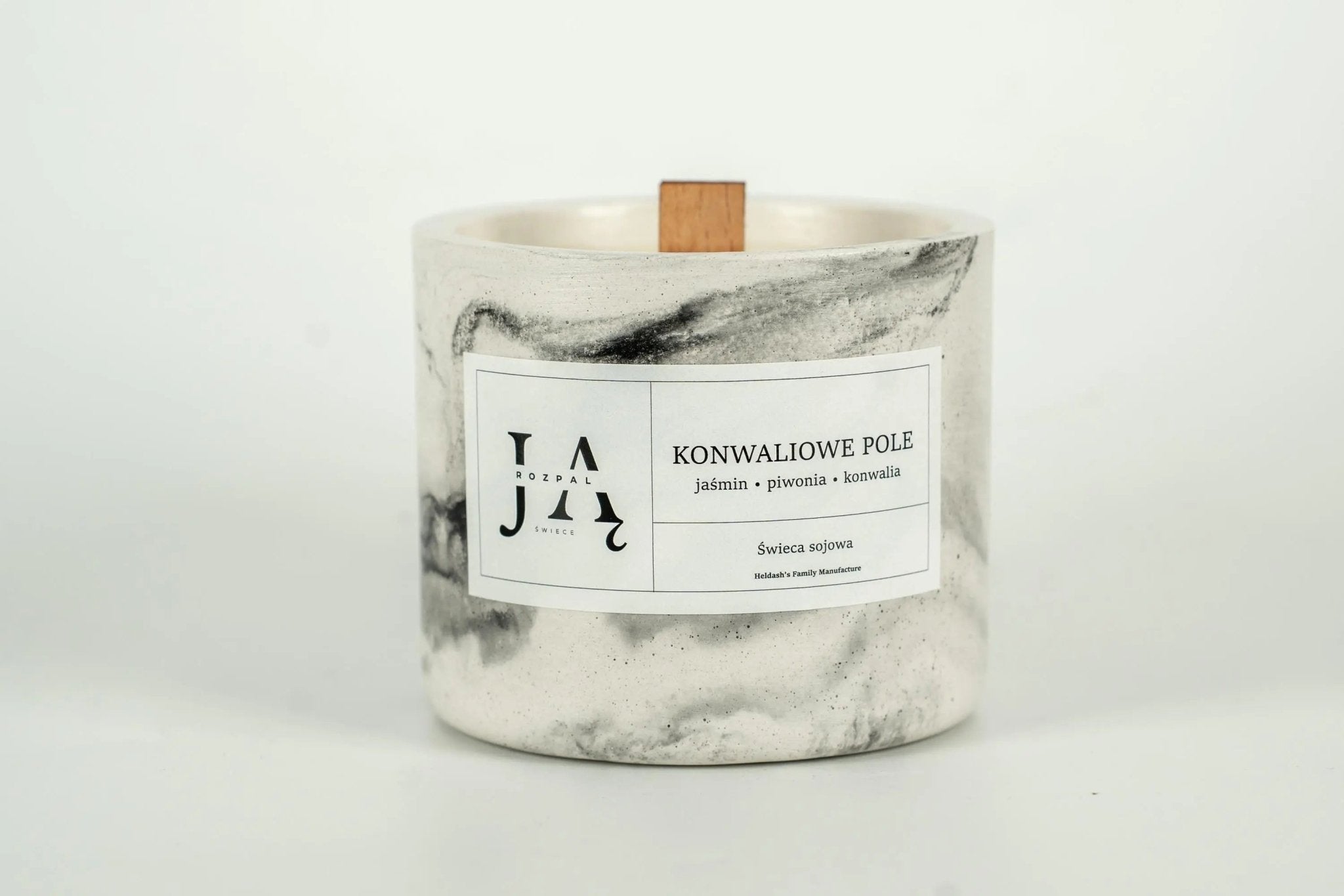 KONWALIOWE POLE | kwiatowa świeca sojowa pełna lekkości - Rozpal Ją