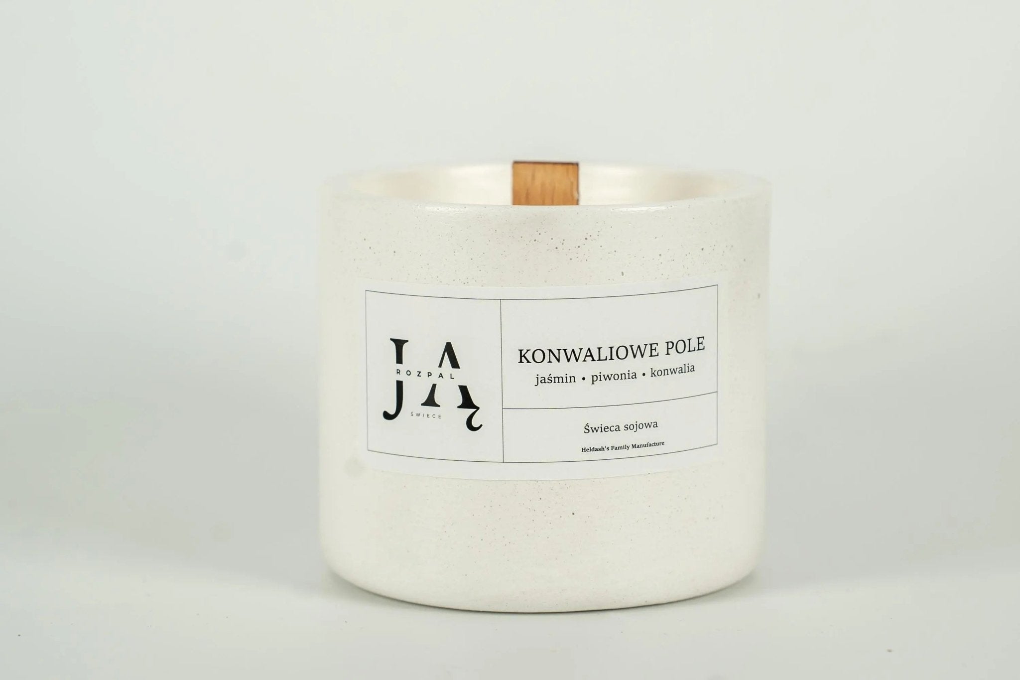 KONWALIOWE POLE | kwiatowa świeca sojowa pełna lekkości - Rozpal Ją