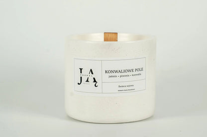 KONWALIOWE POLE | kwiatowa świeca sojowa pełna lekkości - Rozpal Ją