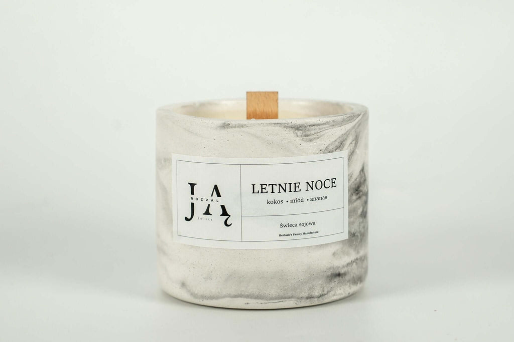 LETNIE NOCE | słodka, egzotyczna świeca sojowa