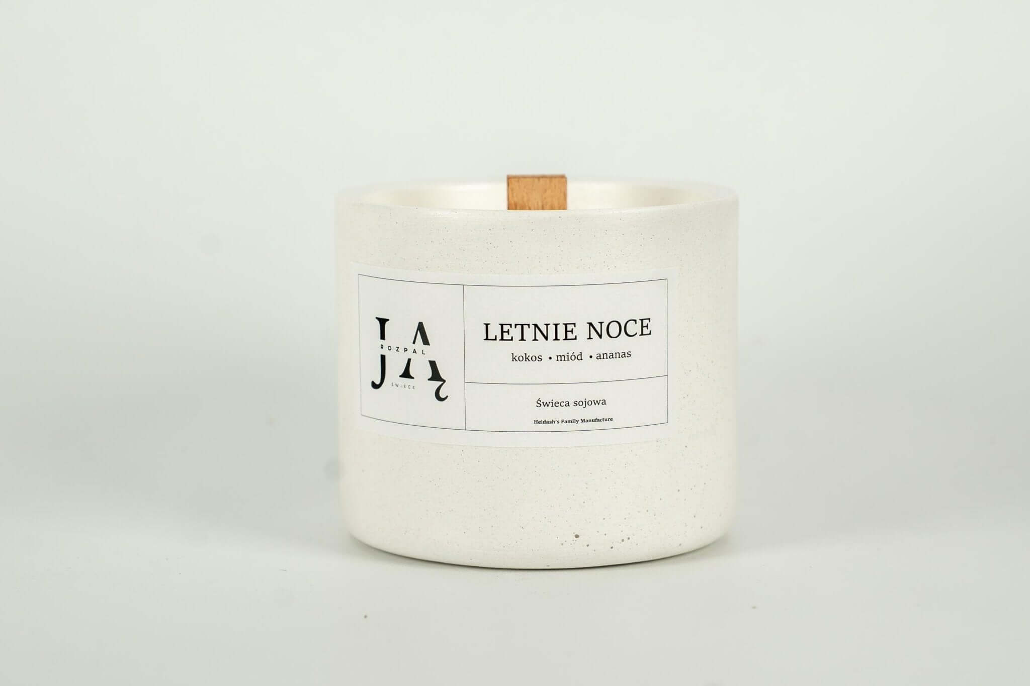 LETNIE NOCE | słodka, egzotyczna świeca sojowa