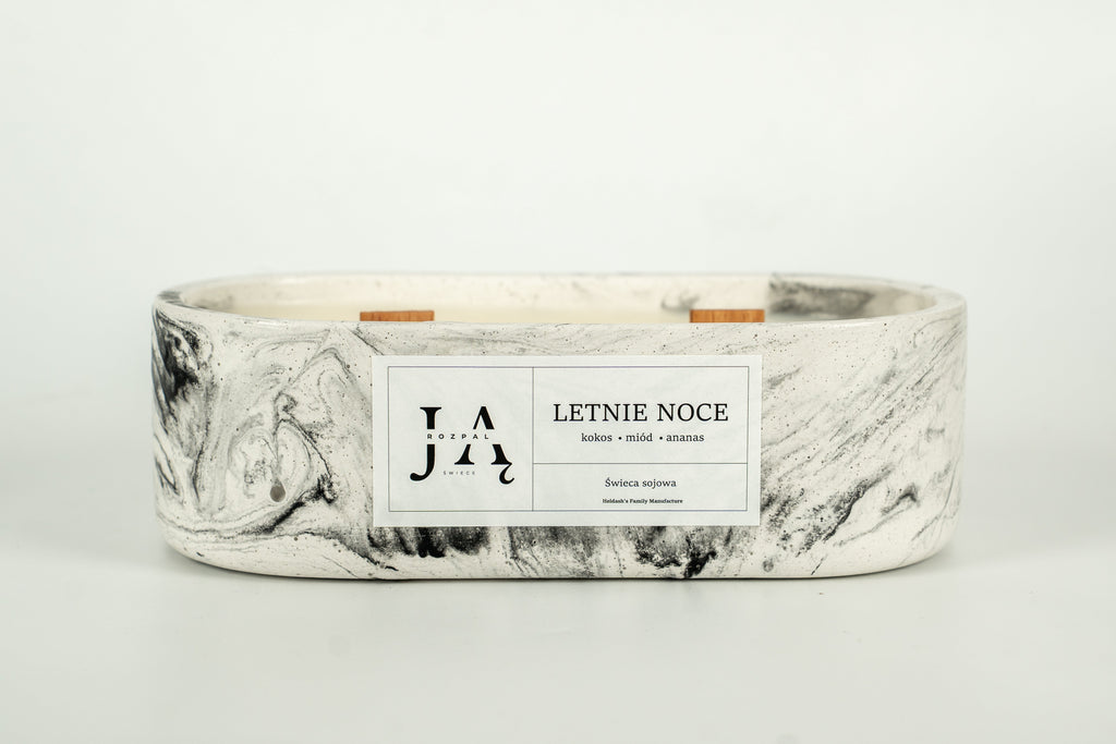 LETNIE NOCE | słodka, egzotyczna świeca sojowa Rozpal Ją