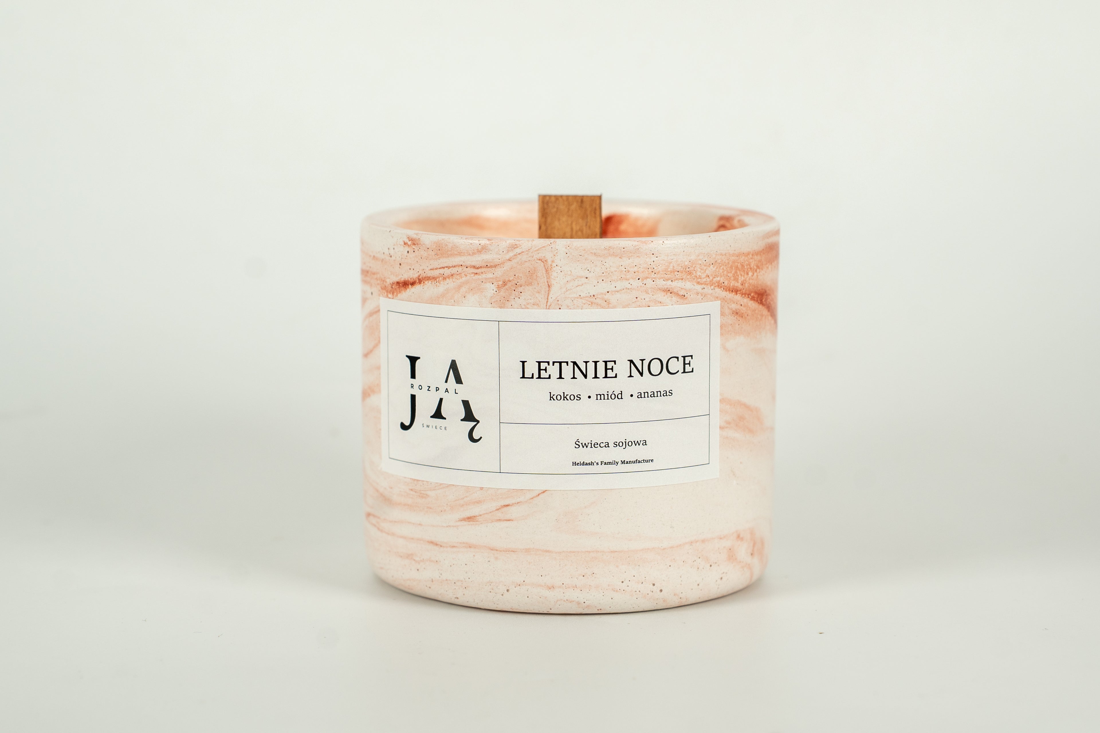 LETNIE NOCE | słodka, egzotyczna świeca sojowa