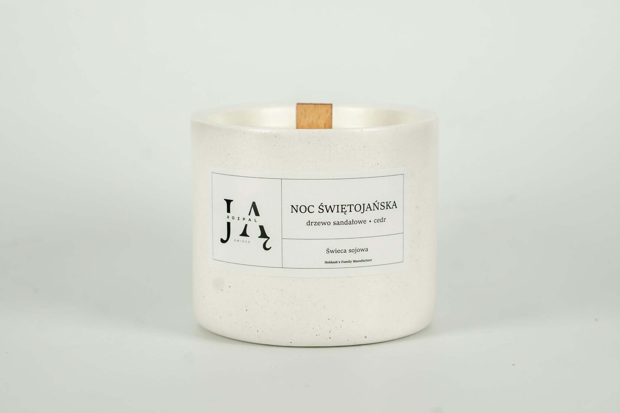 NOC ŚWIĘTOJAŃSKA | głęboka, drzewna świeca sojowa - Rozpal Ją