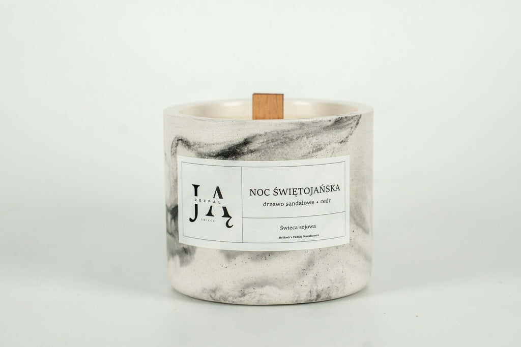 NOC ŚWIĘTOJAŃSKA | głęboka, drzewna świeca sojowa - Rozpal Ją