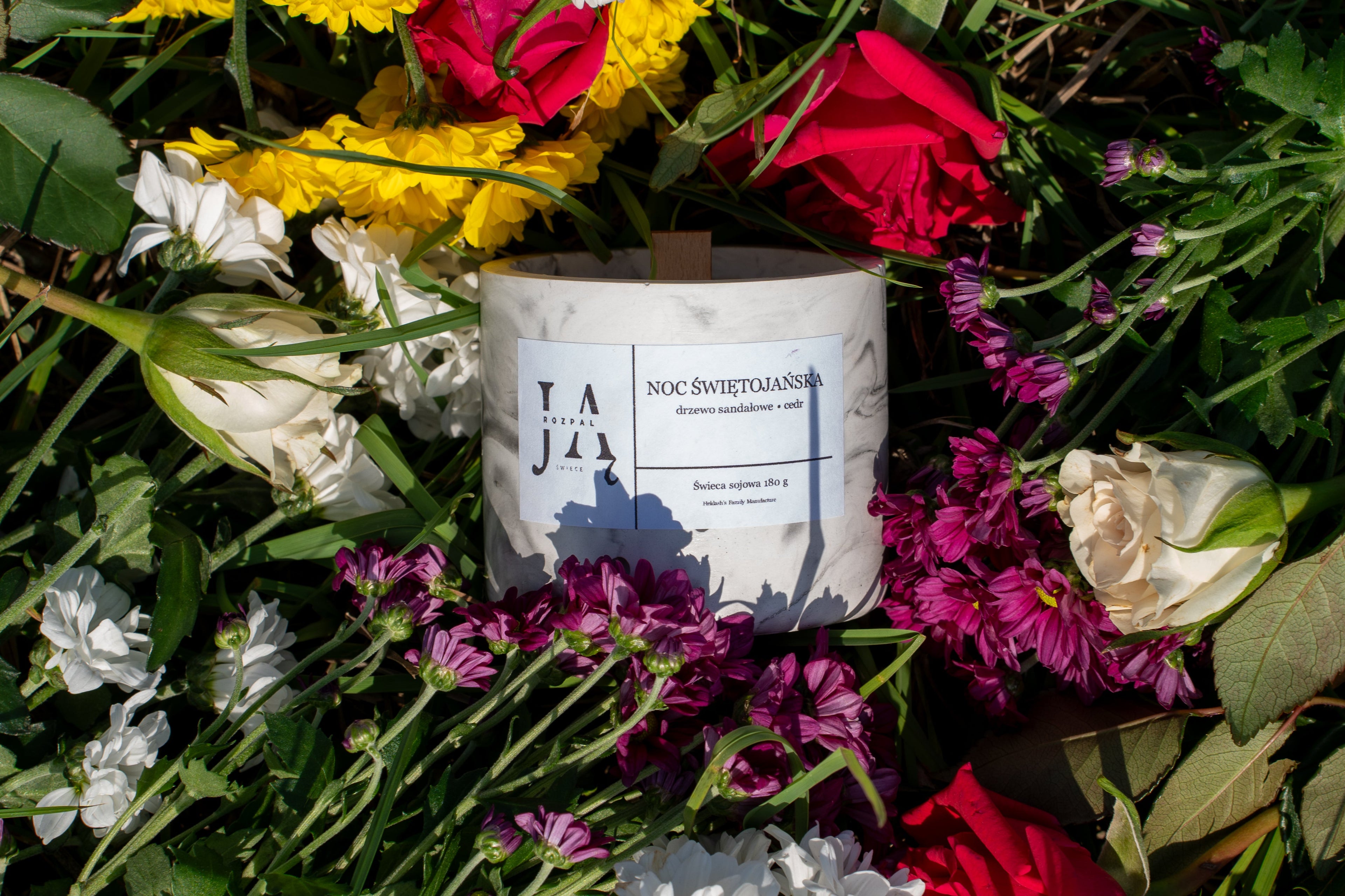 Świeca sojowa NOC ŚWIĘTOJAŃSKA drzewna historia | Rozpal Ją Rozpal Ją