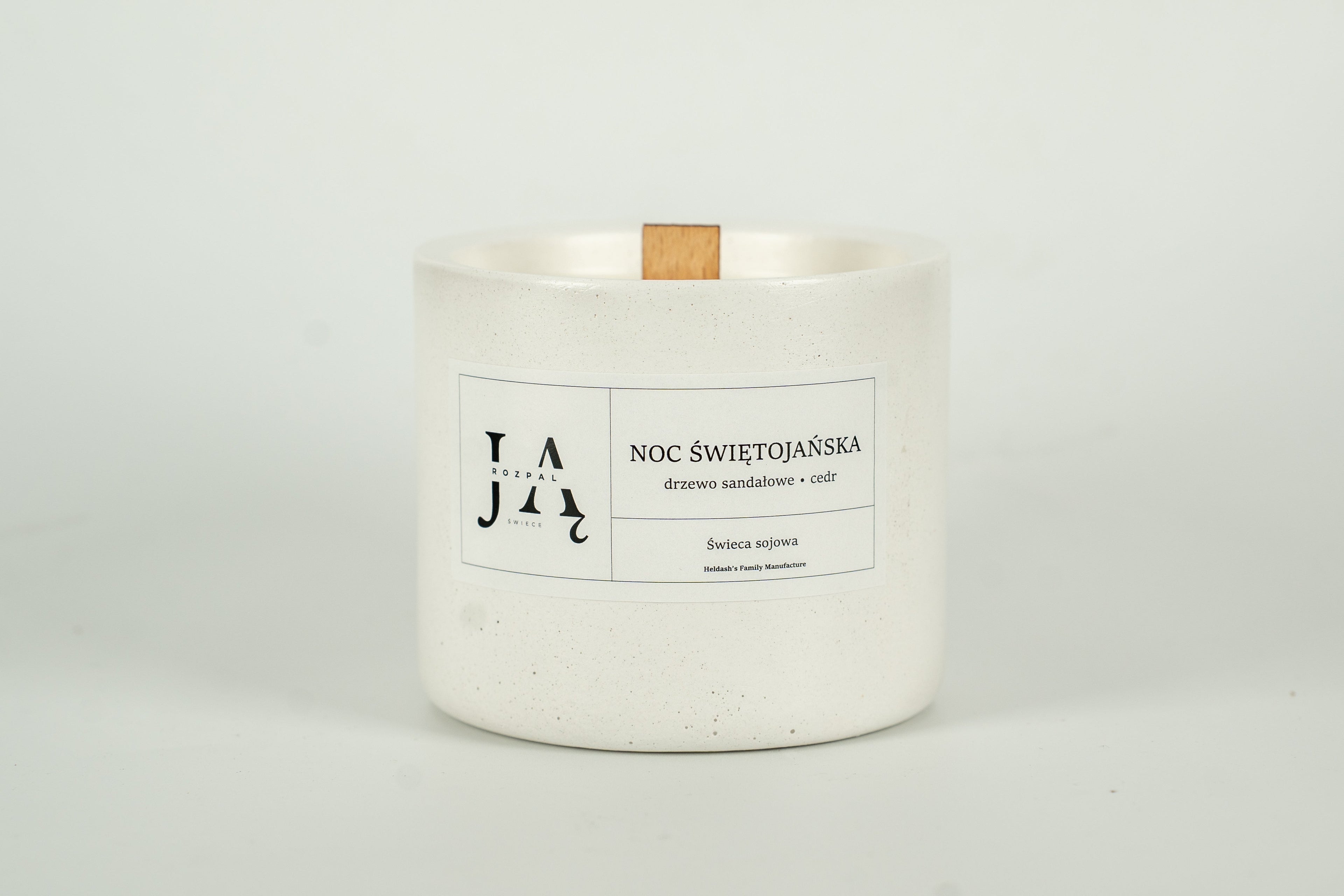 Świeca sojowa NOC ŚWIĘTOJAŃSKA drzewna historia | Rozpal Ją Rozpal Ją