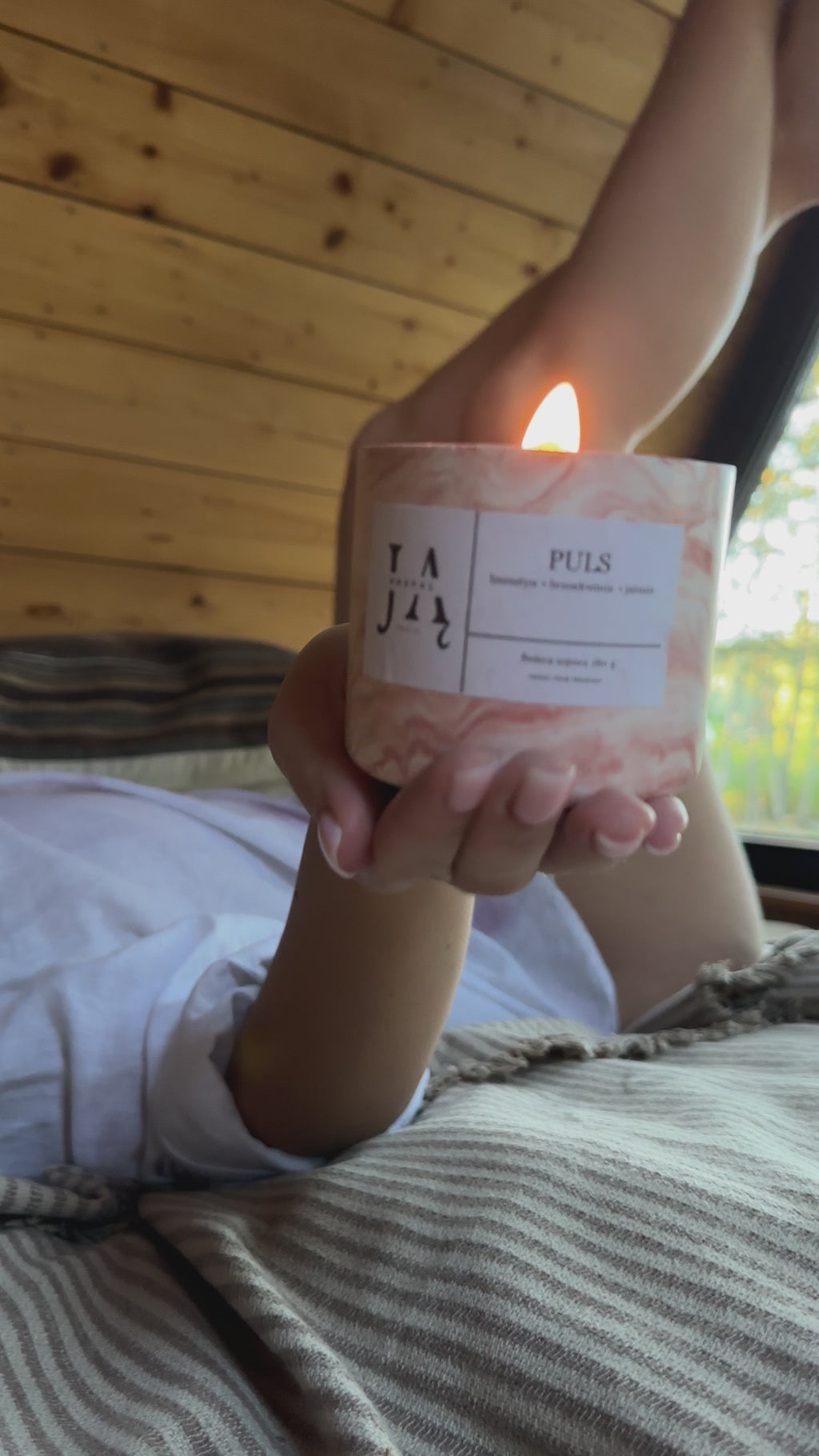 Świeca sojowa | PULS | zmysłowa świeca pełna energii