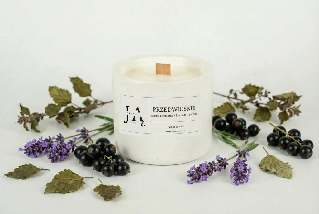 PRZEDWIOŚNIE | świeca sojowa inspirowana zmianą pór roku - Rozpal Ją