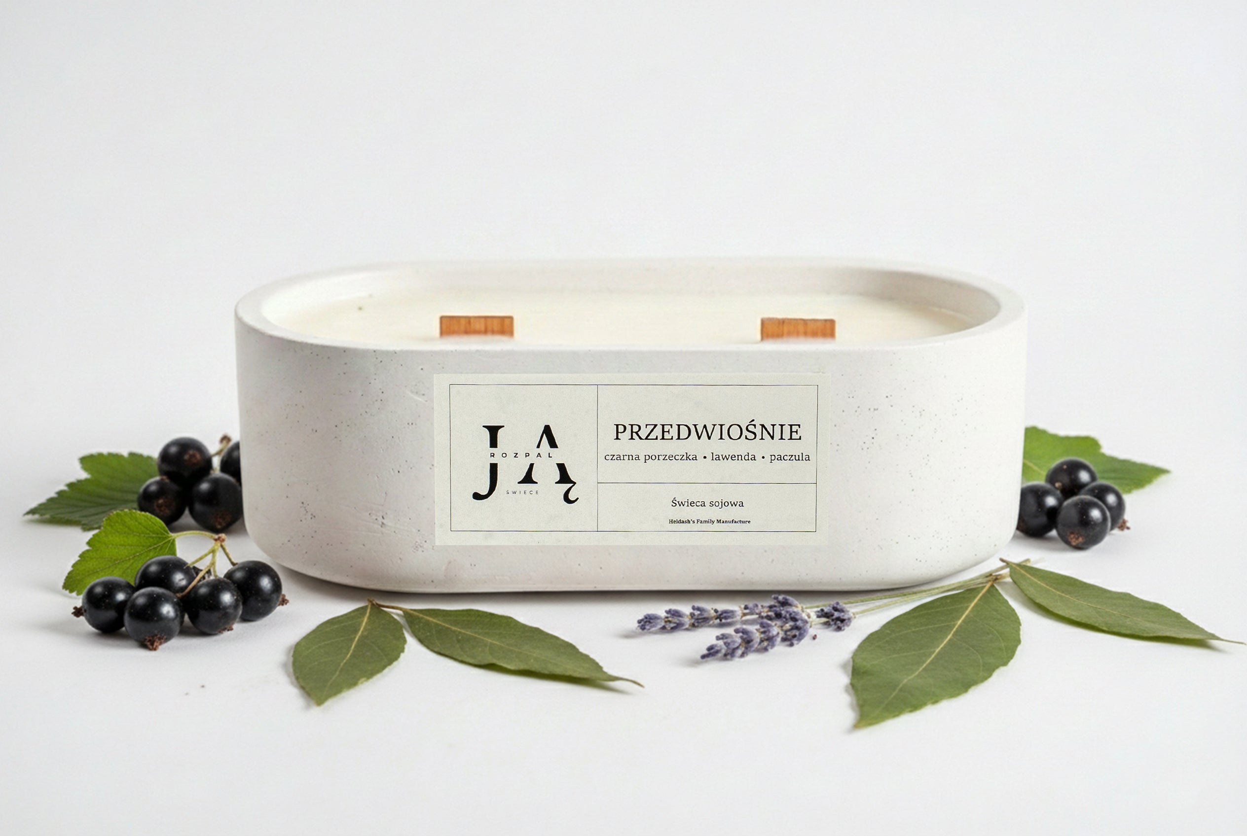 Świeca sojowa "PRZEDWIOŚNIE" świeca inspirowana zmianą pór roku