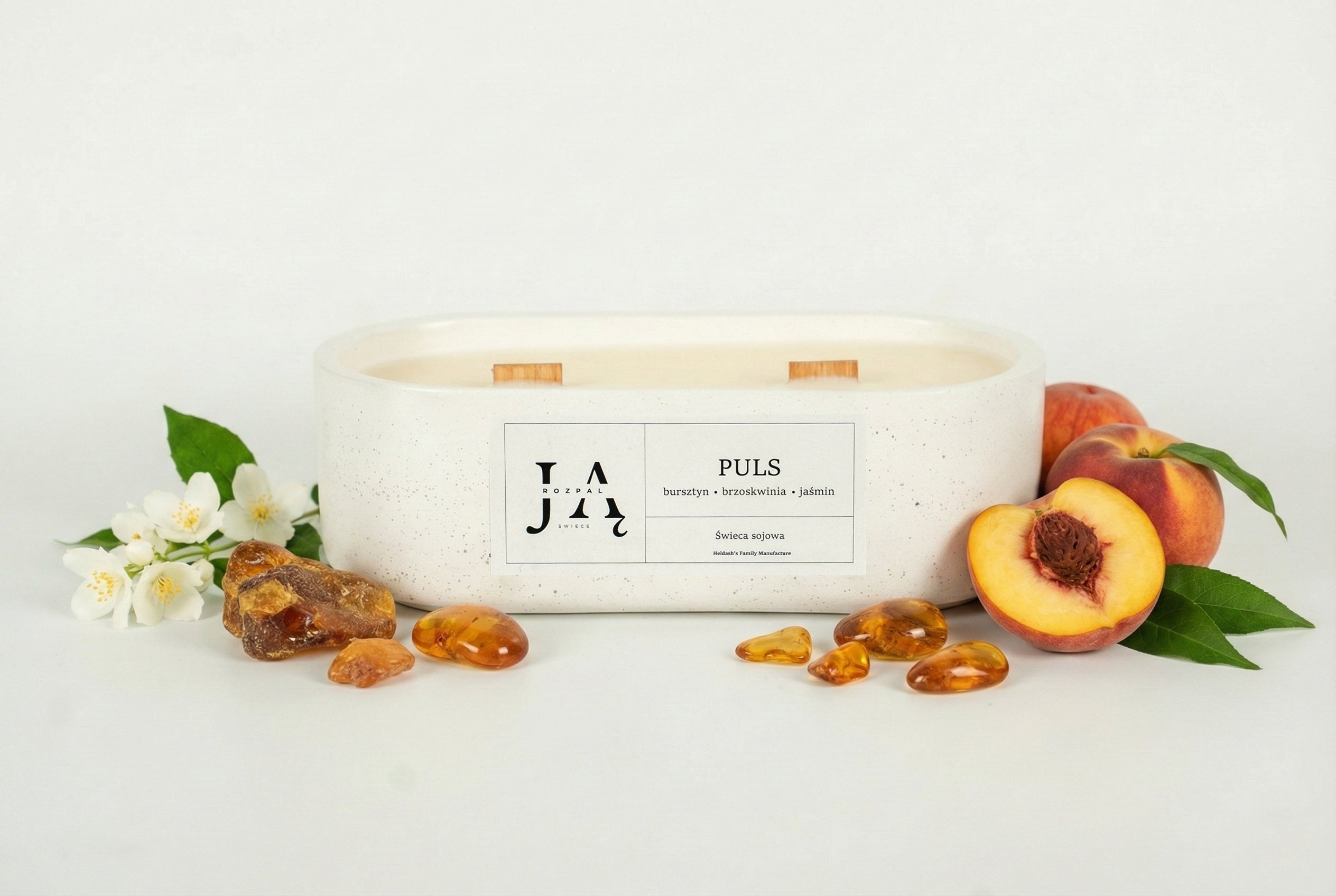 Świeca sojowa "PULS" świeca zmysłowa i pełna energii
