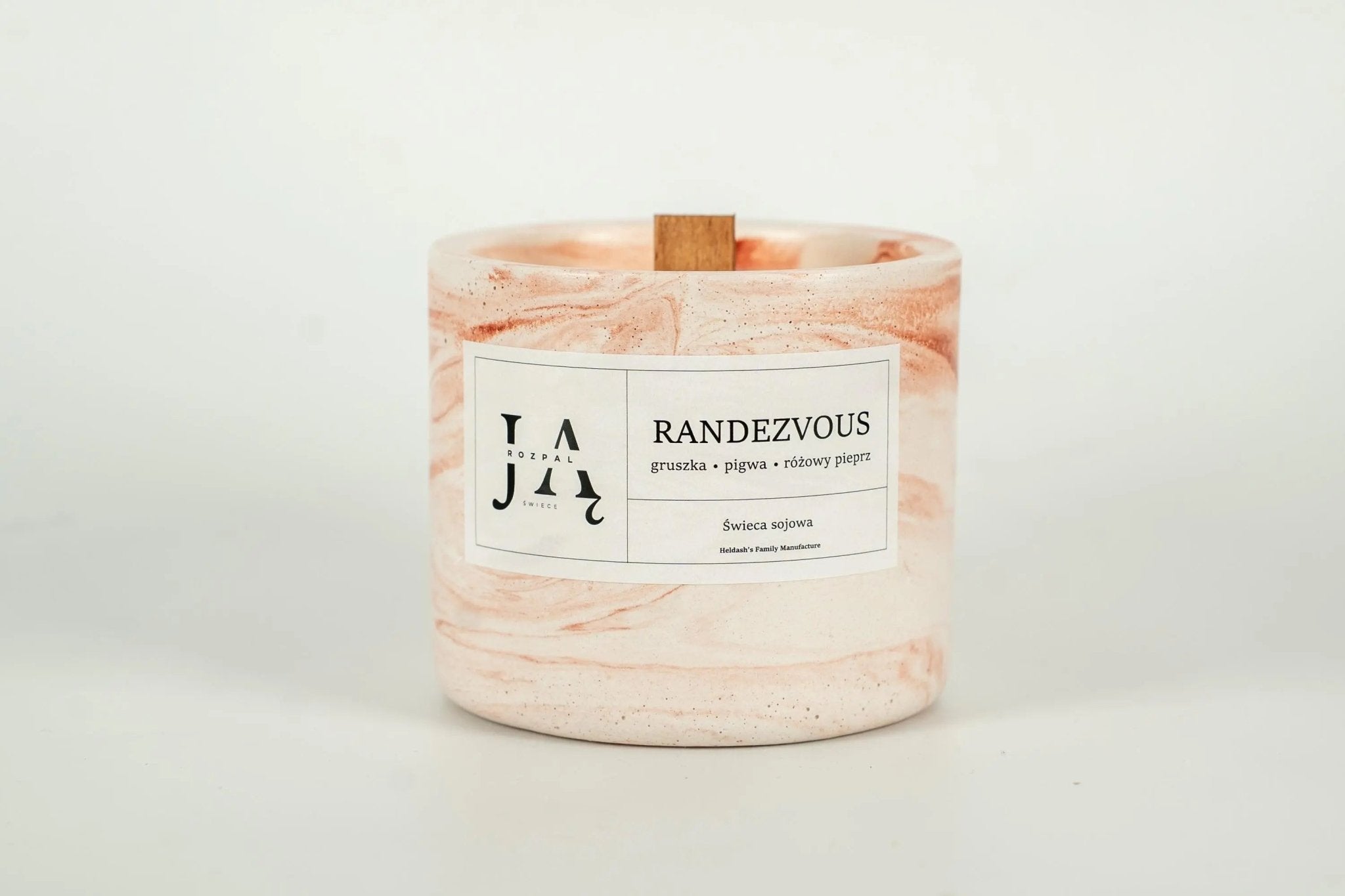 RANDEZVOUS | świeca sojowa o owocowo - pikantnym aromacie - Rozpal Ją