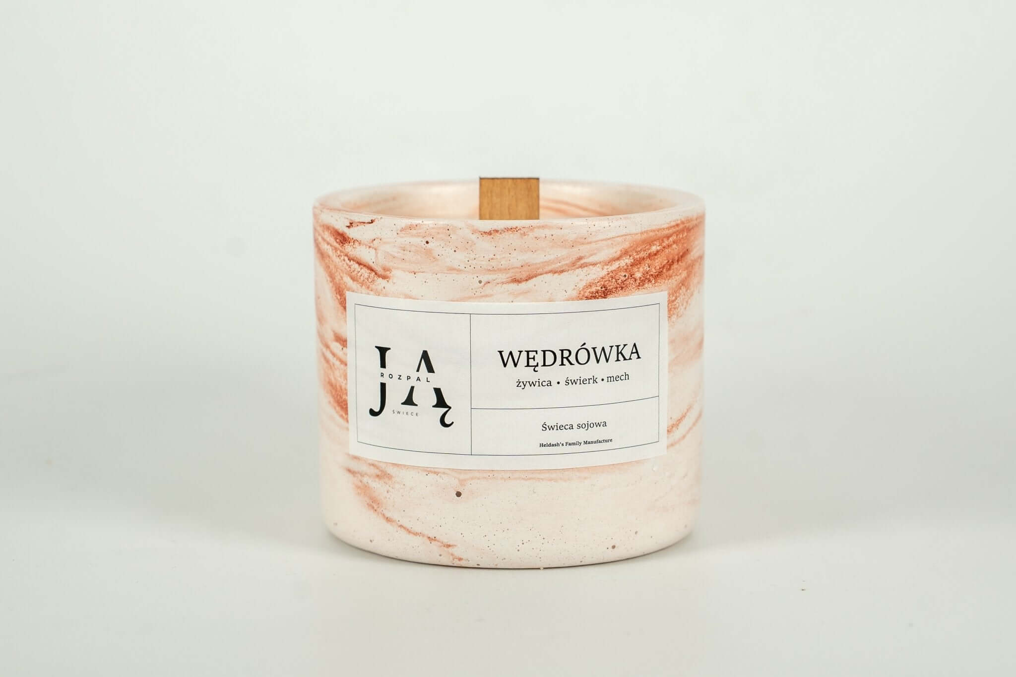 WĘDRÓWKA | naturalna, leśna świeca sojowa - Rozpal Ją