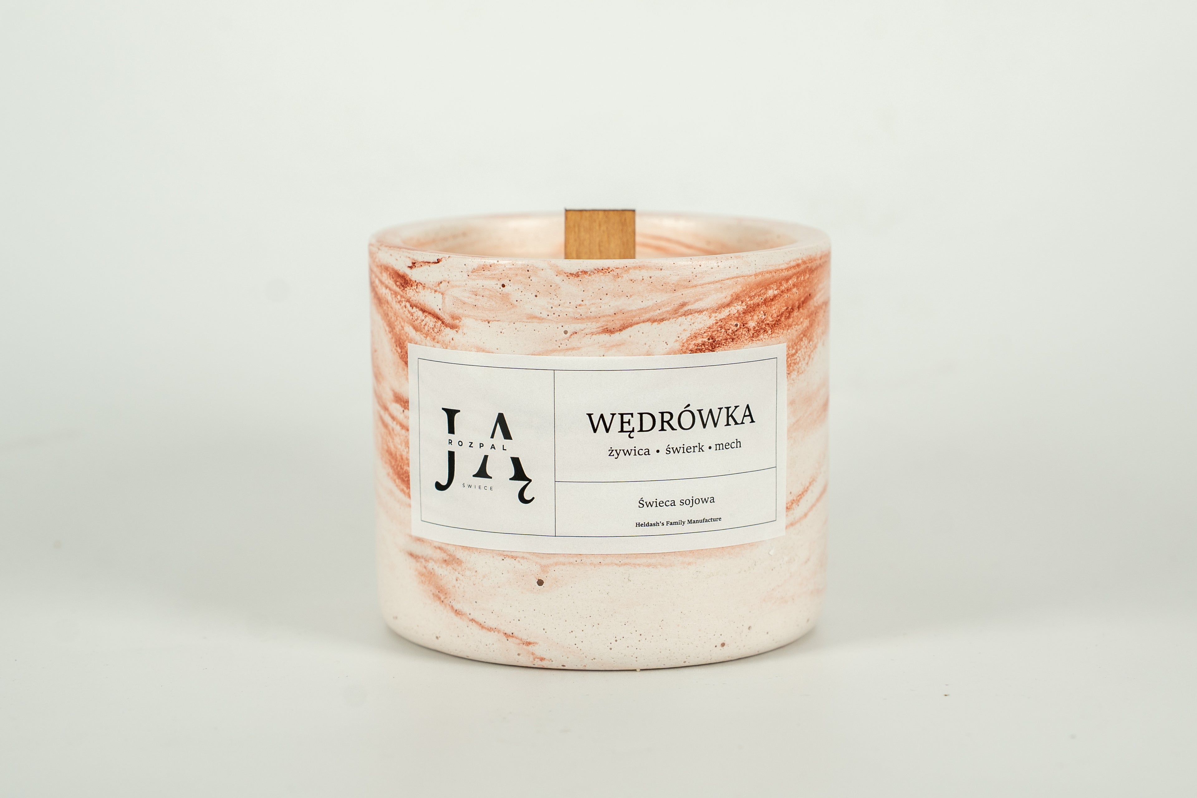 WĘDRÓWKA | naturalna, leśna świeca sojowa